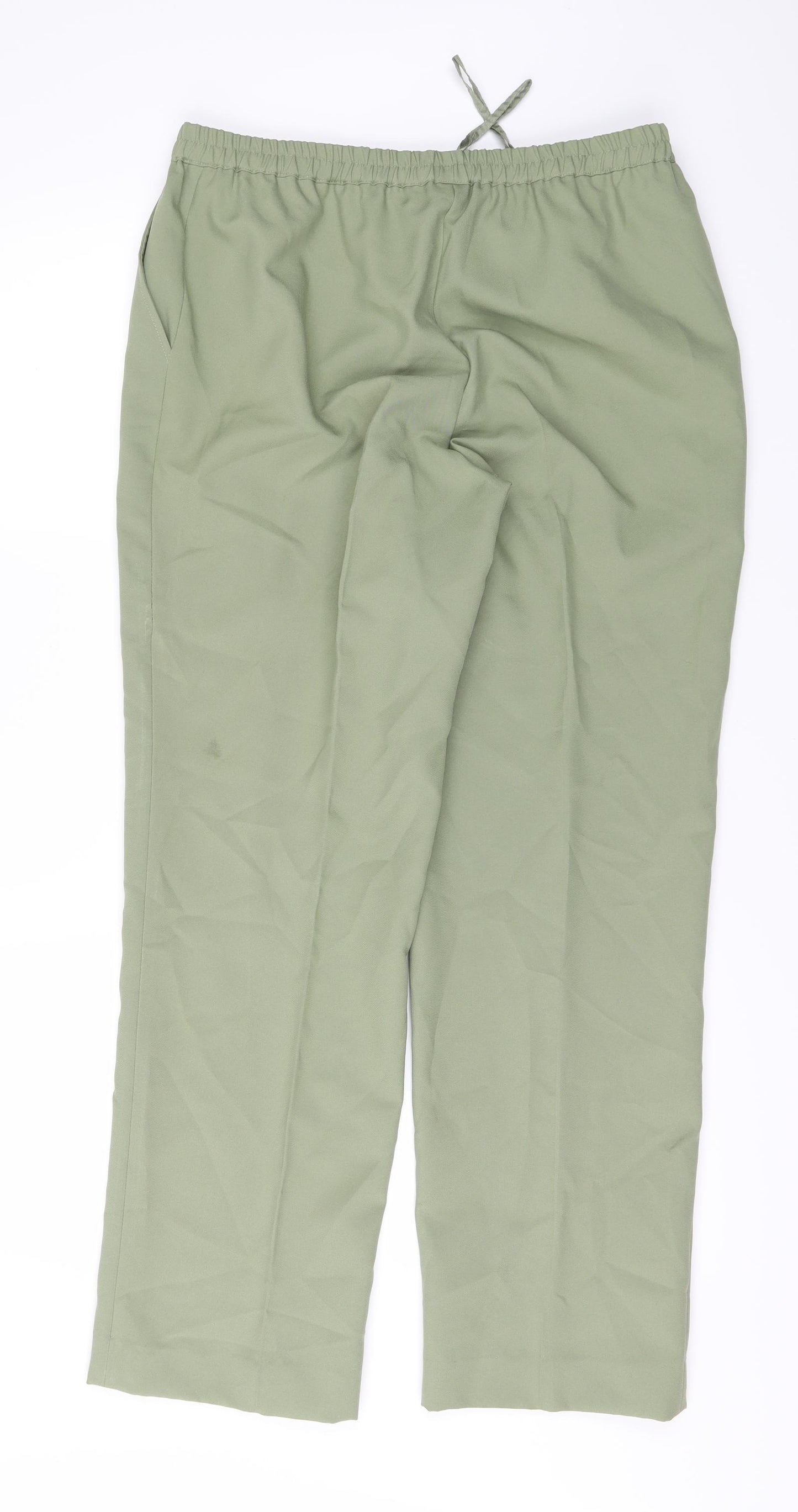 Preworn Womens Green   Trousers  Size 14 L27 in