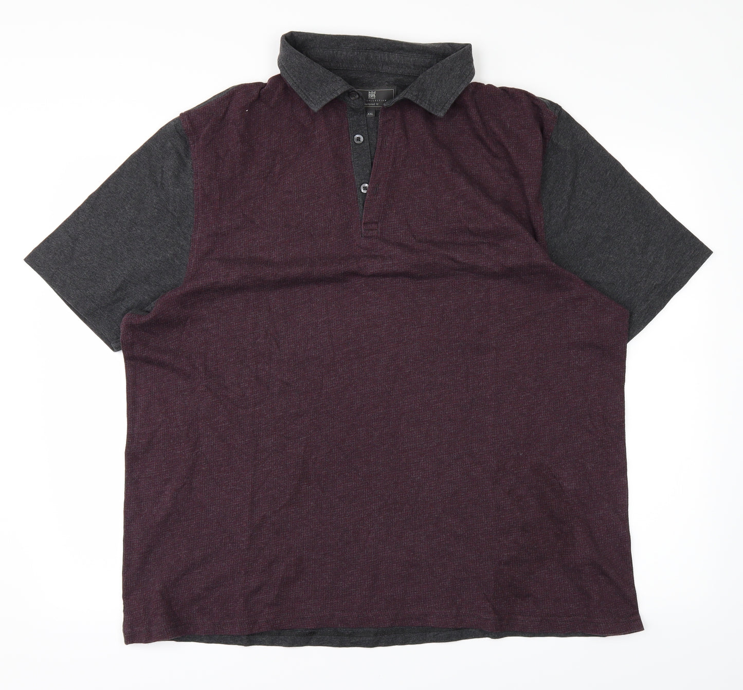 Marks and Spencer Mens Purple    Polo Size 2XL