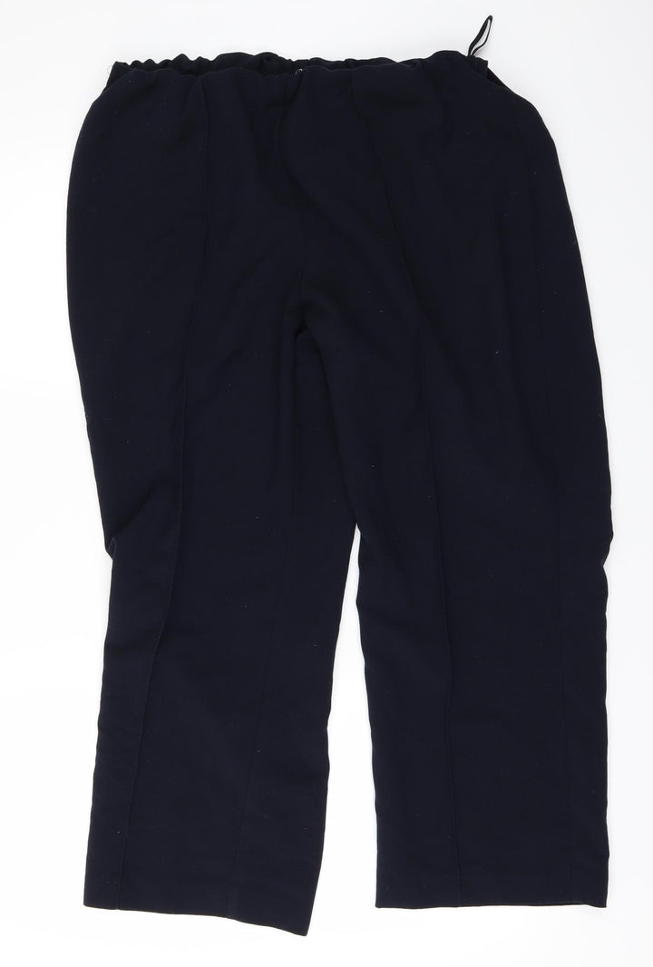 Bonmarché Womens Blue Trousers Size 18 L25 in