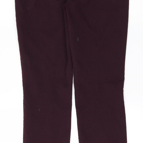 NEXT Womens Purple   Trousers  Size 8 L29 in