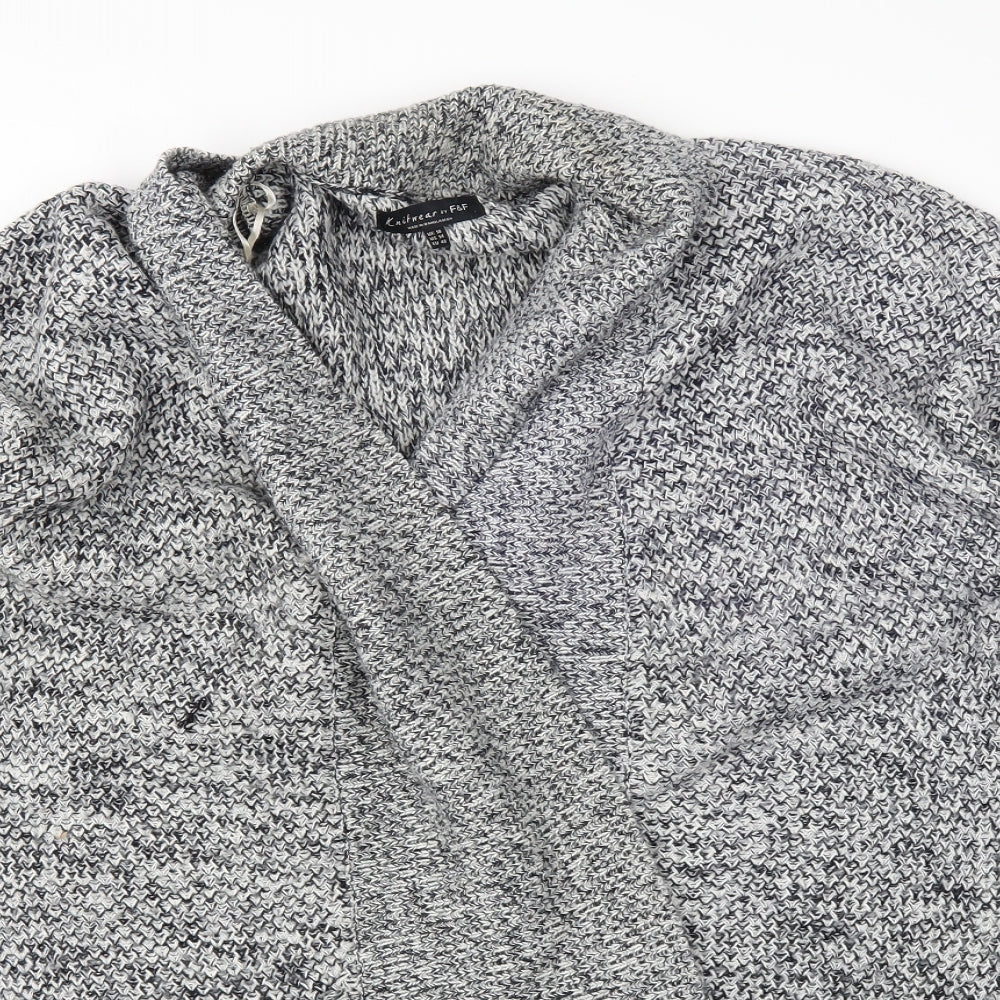 F&F Womens Grey   Cardigan Jumper Size 18