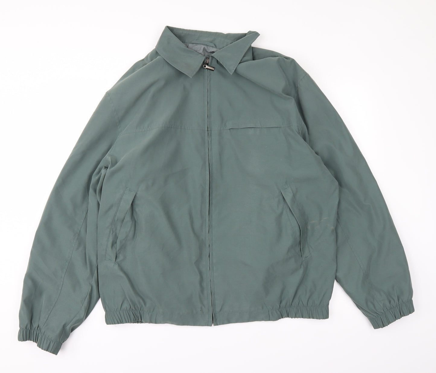 Marks and Spencer Mens Green   Windbreaker Coat Size L