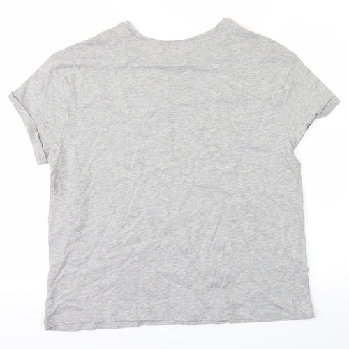 Marks and Spencer Womens Grey   Basic T-Shirt Size M