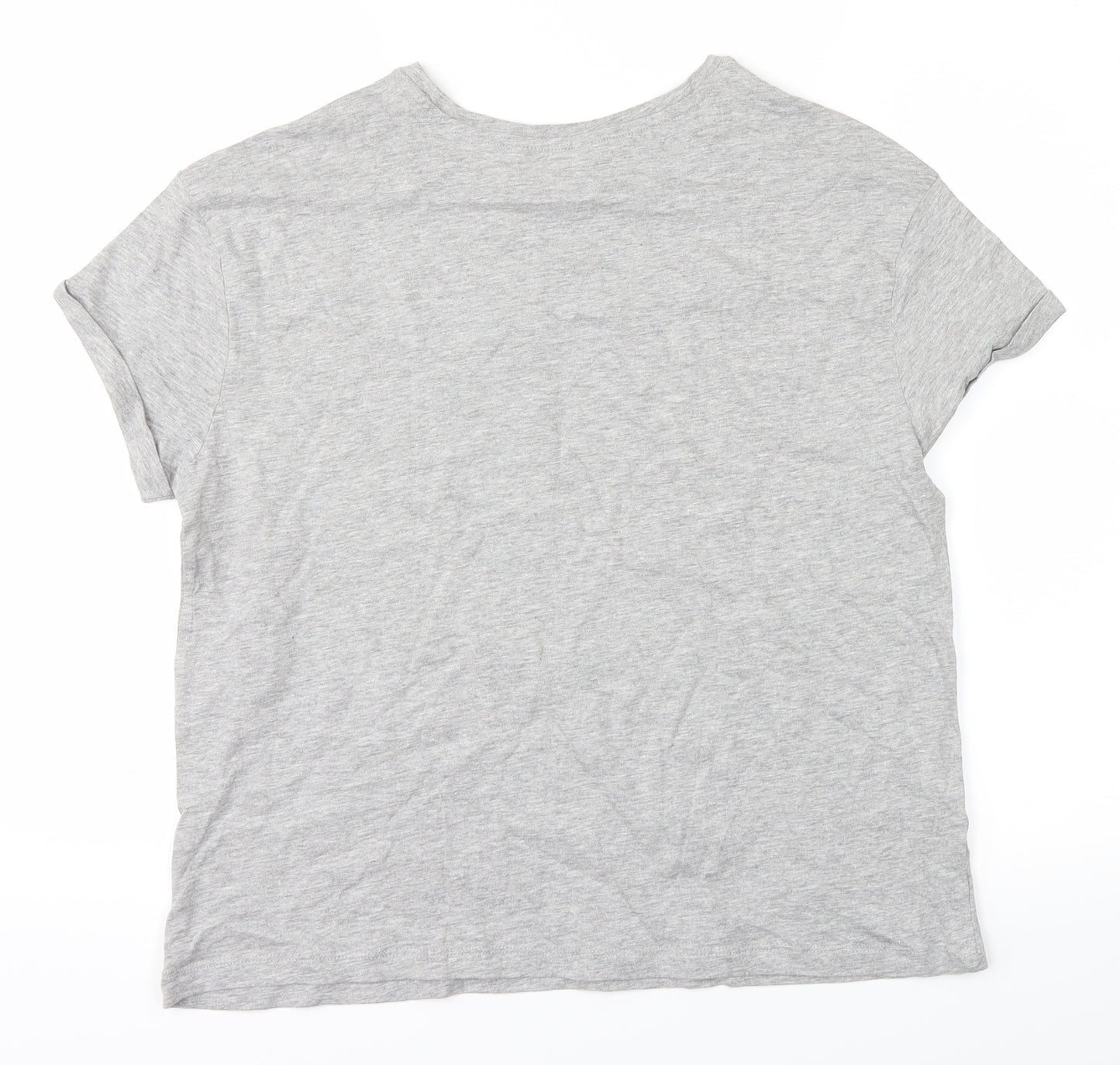 Marks and Spencer Womens Grey   Basic T-Shirt Size M