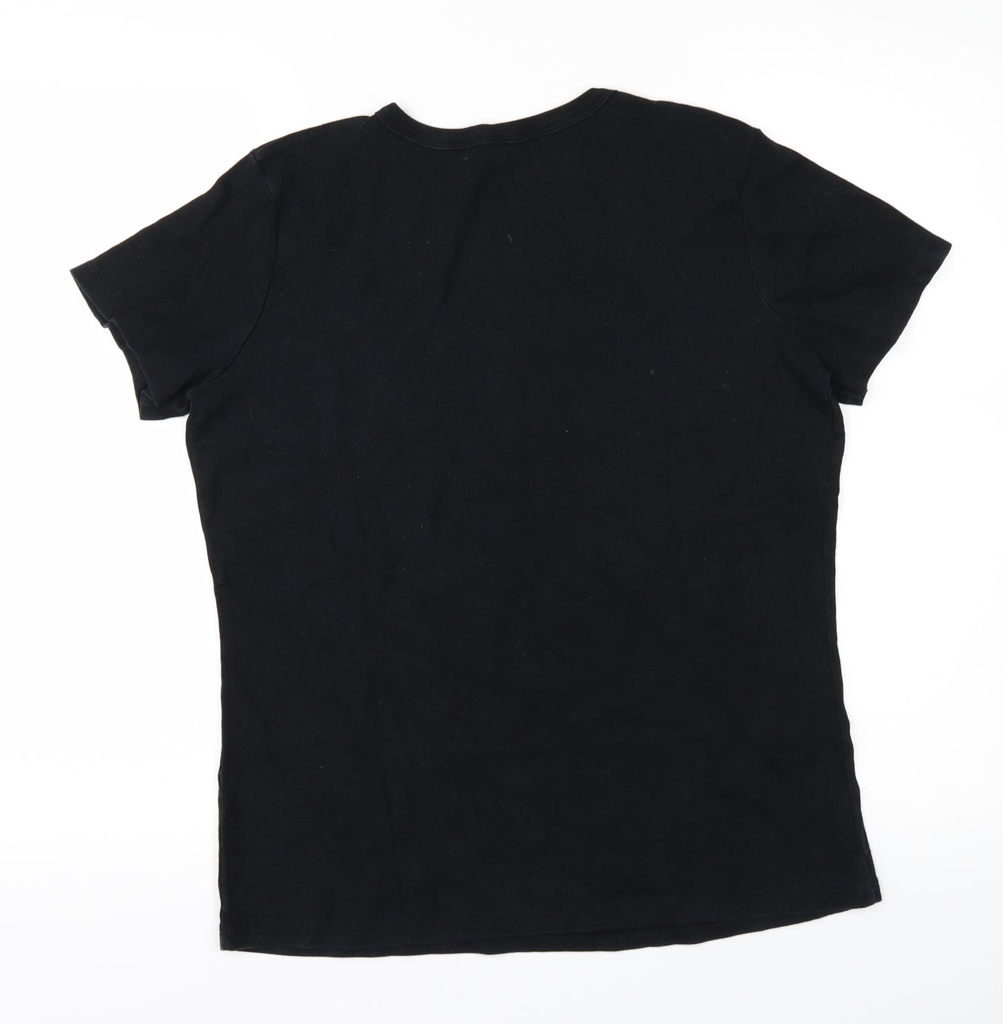 Marks and Spencer Womens Black   Basic T-Shirt Size 16
