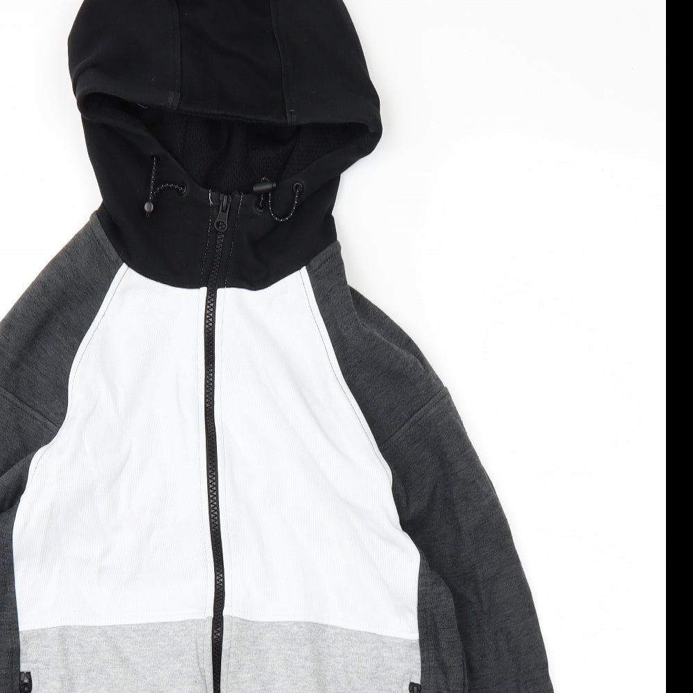 NEXT Mens White   Full Zip Hoodie Size S