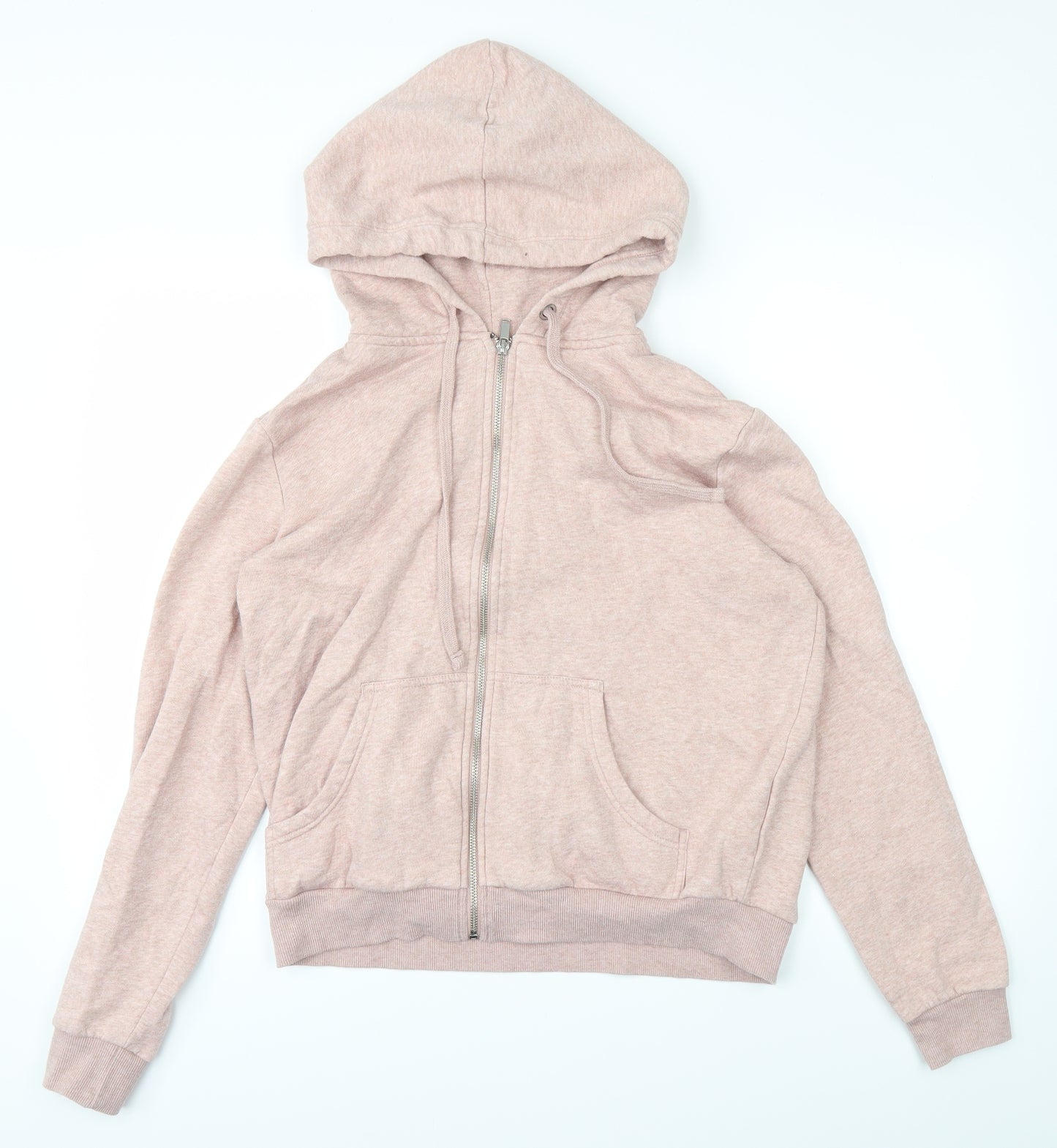 H&M Womens Pink   Full Zip Hoodie Size M