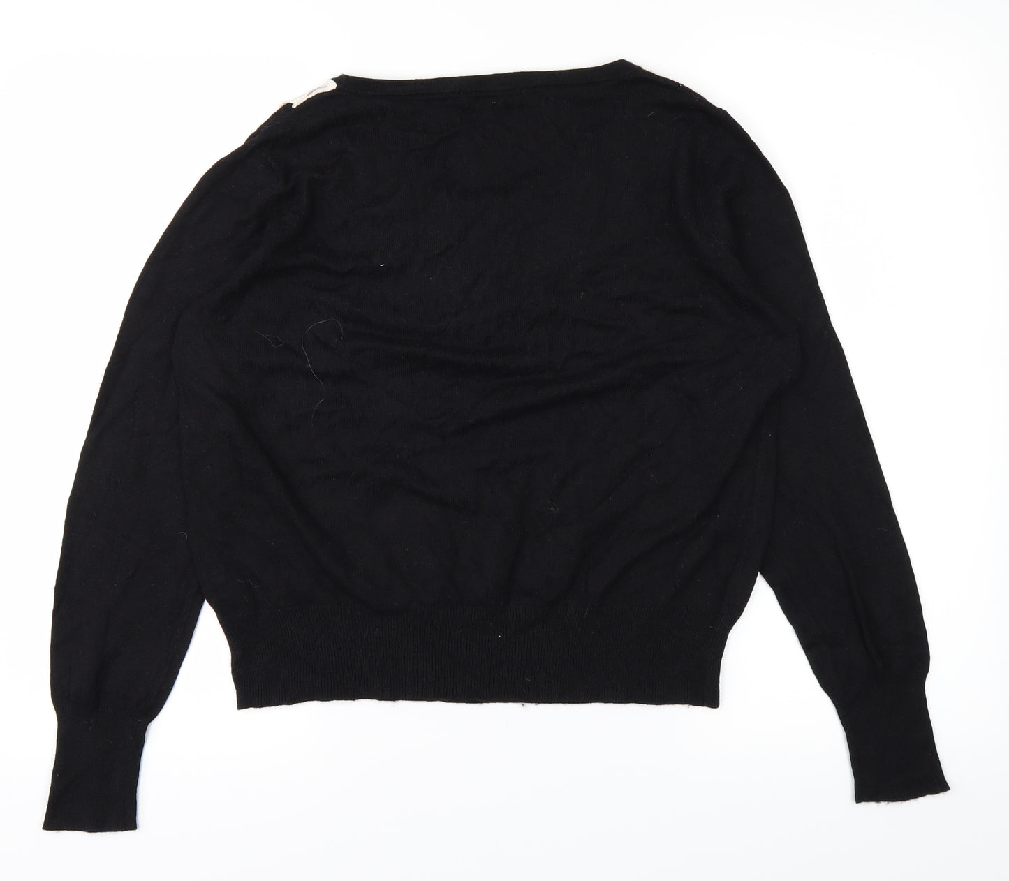 Marks and Spencer Womens Black   Basic T-Shirt Size 16