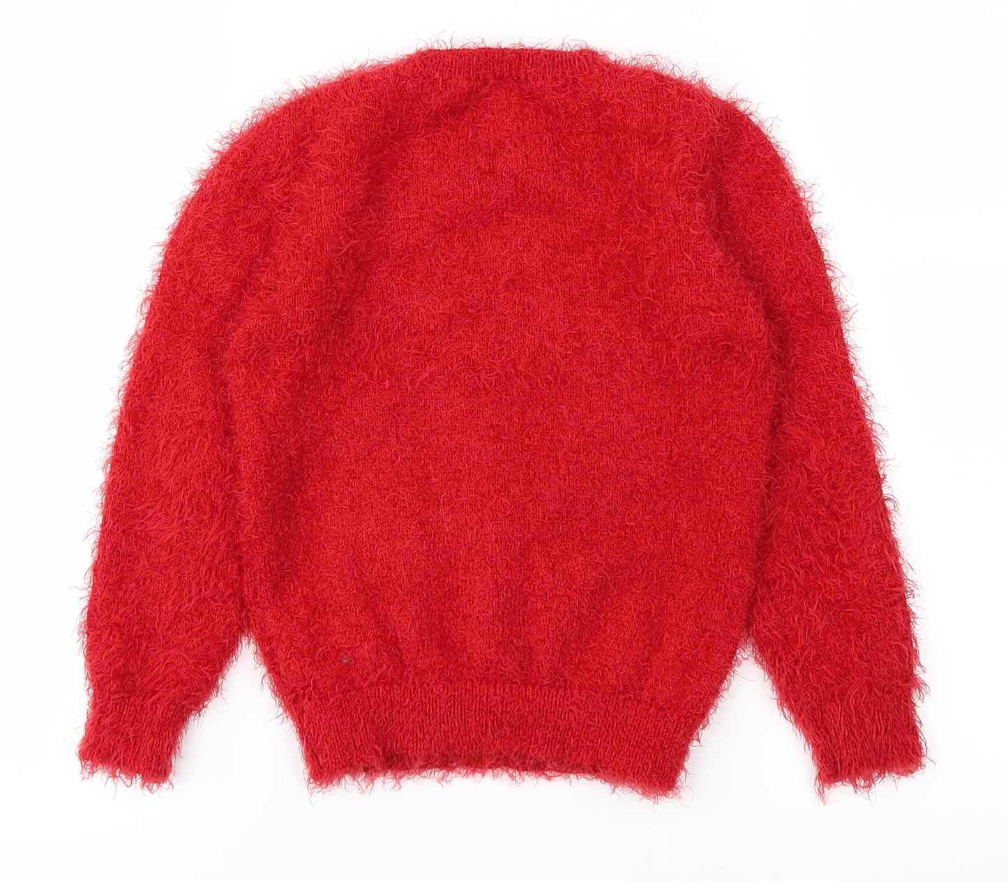 George Girls Red   Pullover Jumper Size 3-4 Years