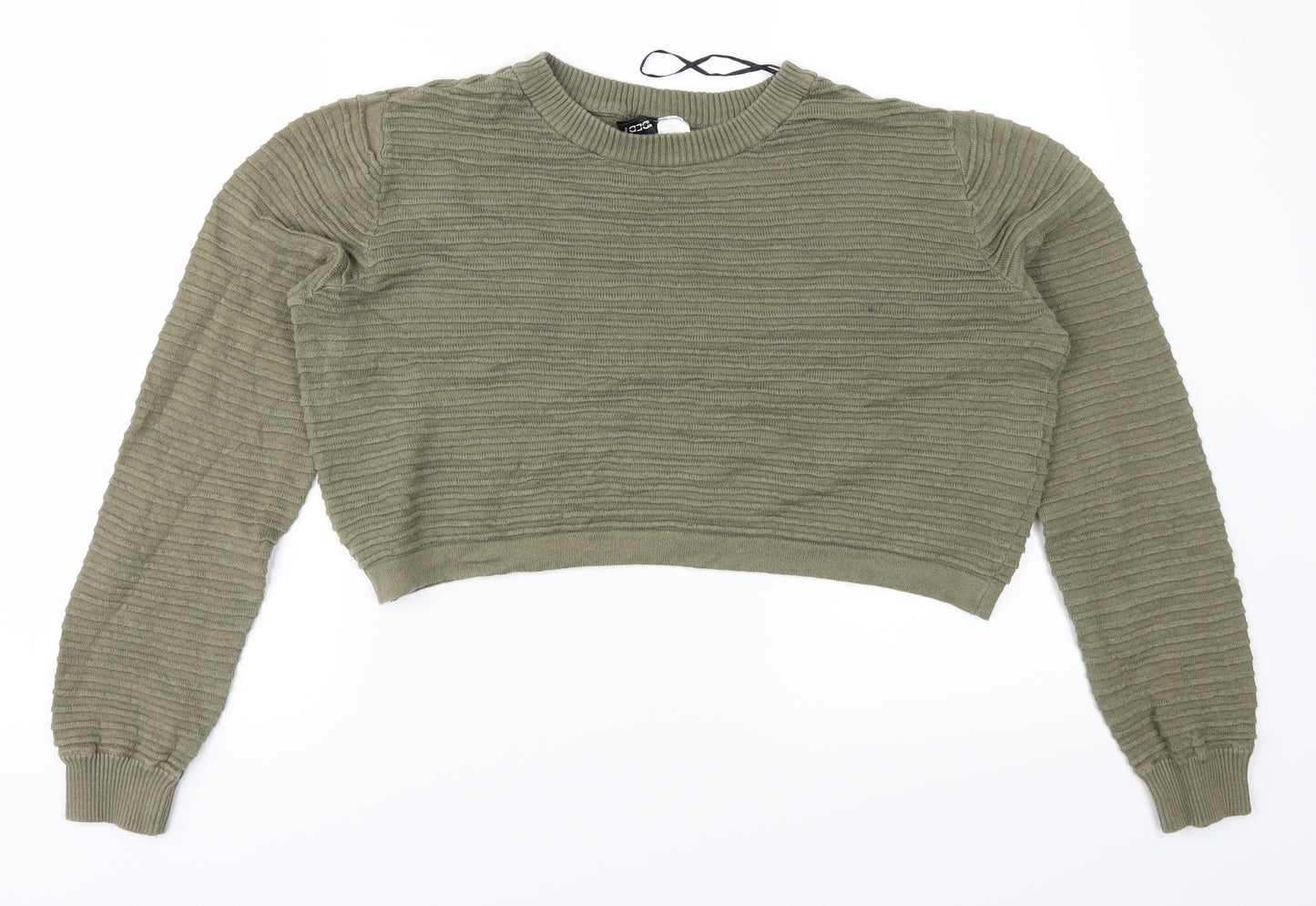Divided by H&M Womens Green   Cropped T-Shirt Size M
