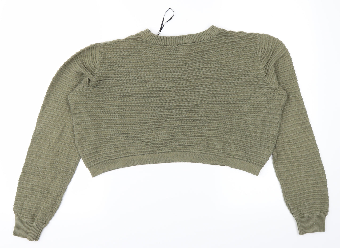 Divided by H&M Womens Green   Cropped T-Shirt Size M