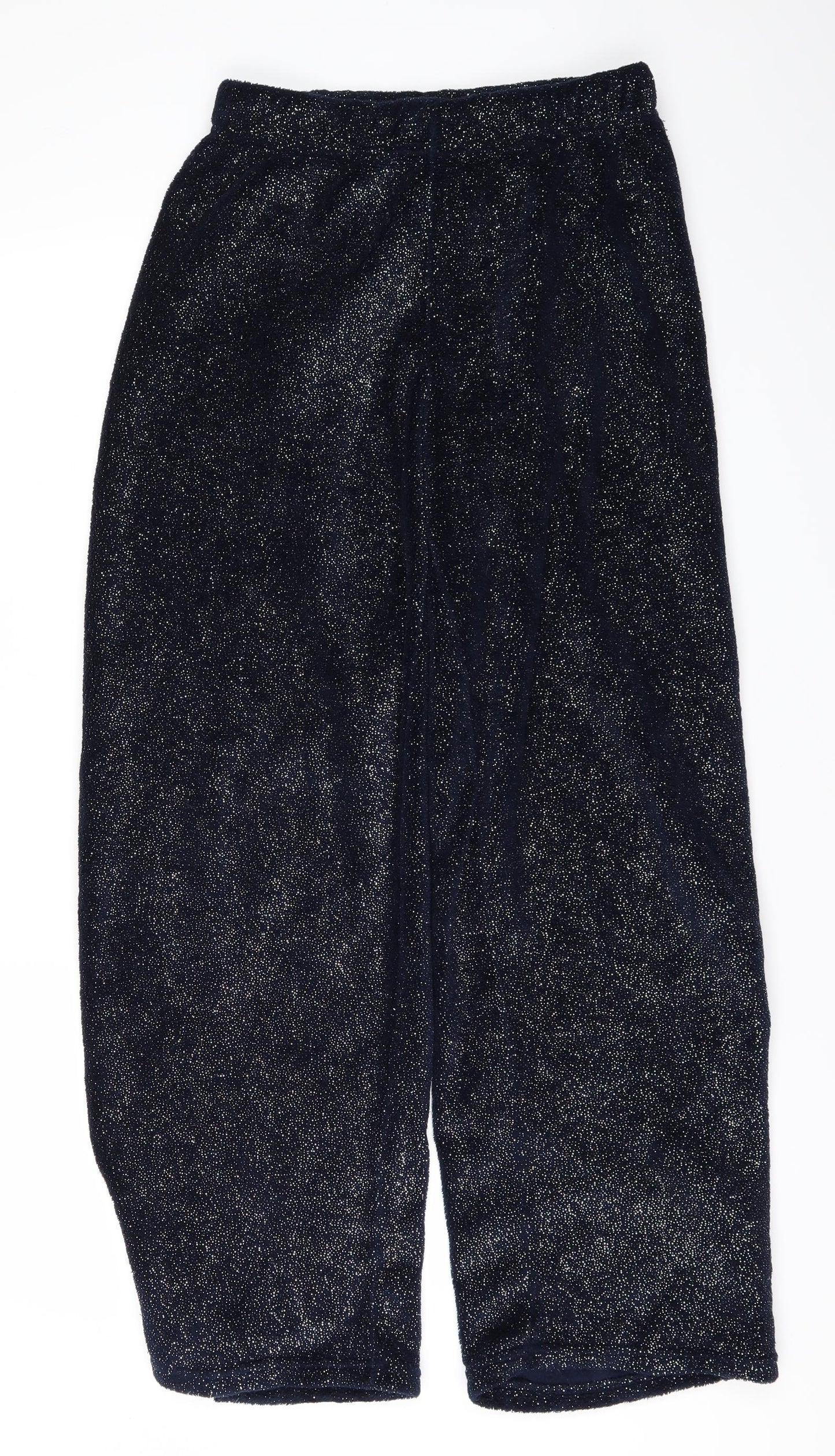 love to lounge Womens Blue Solid  Top Pyjama Pants Size 10