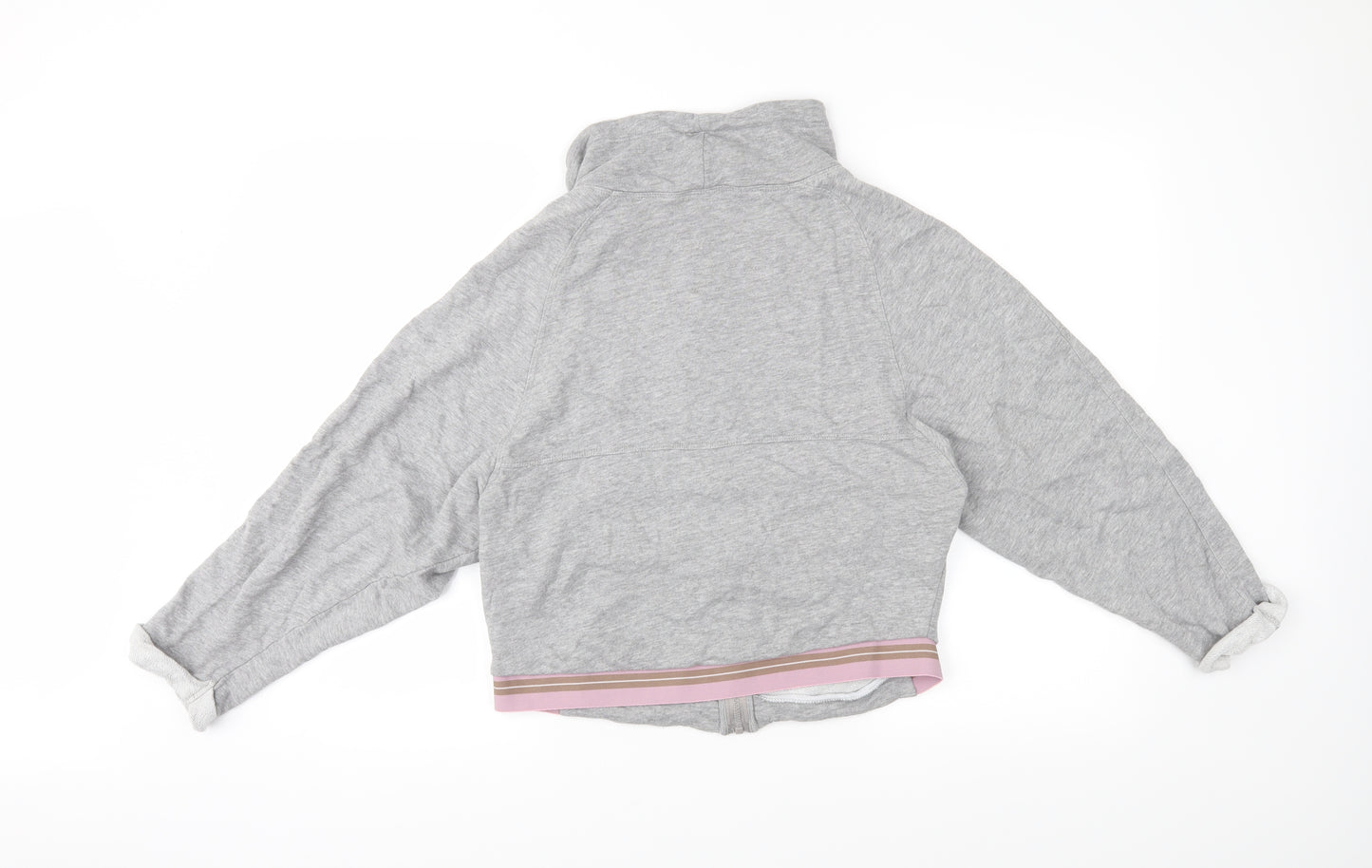 Mango Womens Green   Full Zip Hoodie Size S  - Cropped