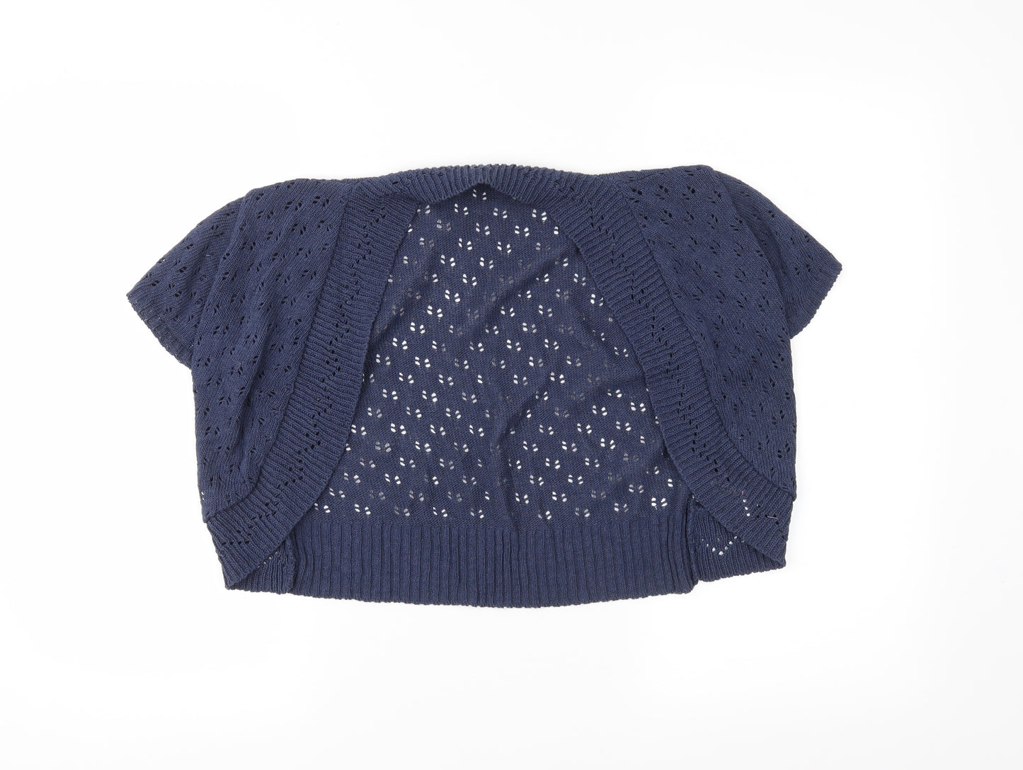 Glamorosa Womens Blue   Cardigan Jumper Size 12  - Cropped