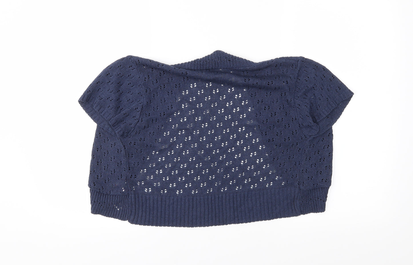 Glamorosa Womens Blue   Cardigan Jumper Size 12  - Cropped