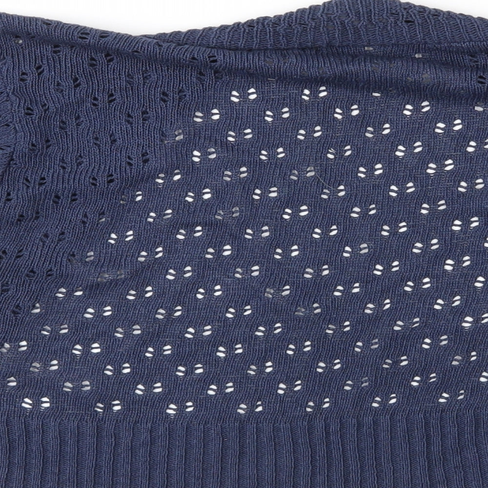 Glamorosa Womens Blue   Cardigan Jumper Size 12  - Cropped