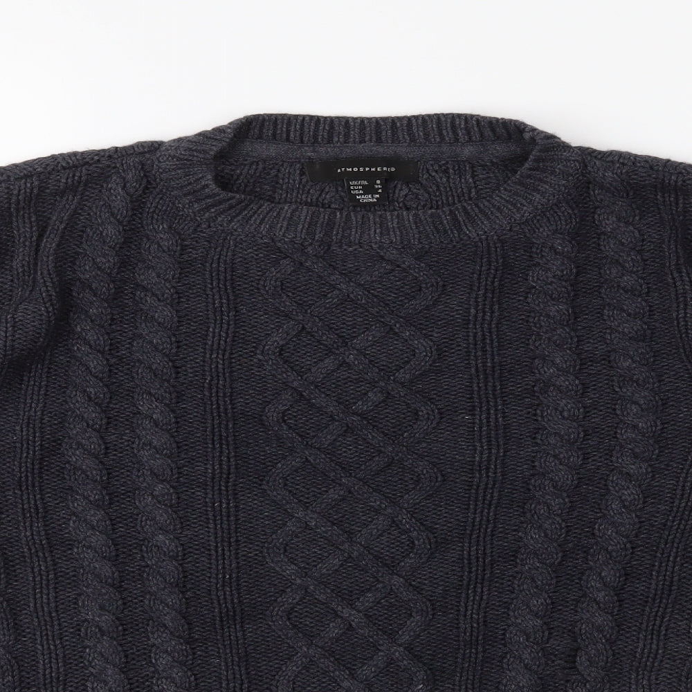 Atmosphere Womens Blue   Pullover Jumper Size 8