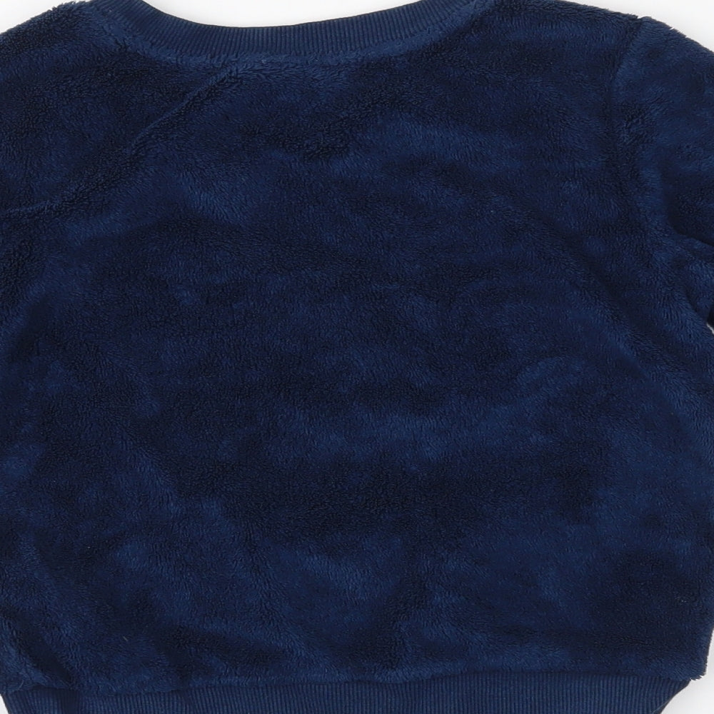 Disney Boys Blue   Pullover Jumper Size 4 Years