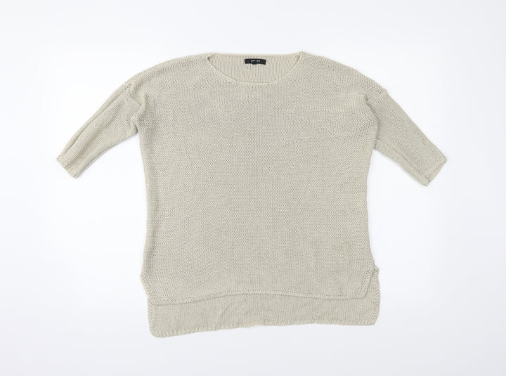 Papaya Womens Beige   Pullover Jumper Size 8