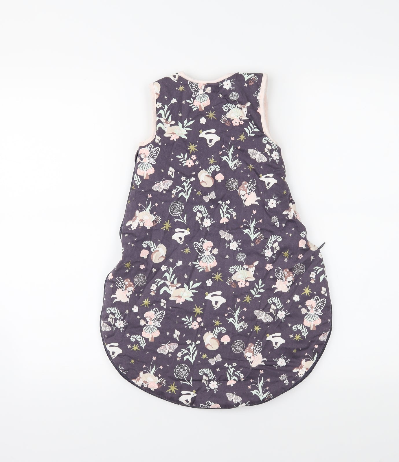 Piper & Posie Girls Blue Animal Print  Babygrow One-Piece Size 3-6 Months