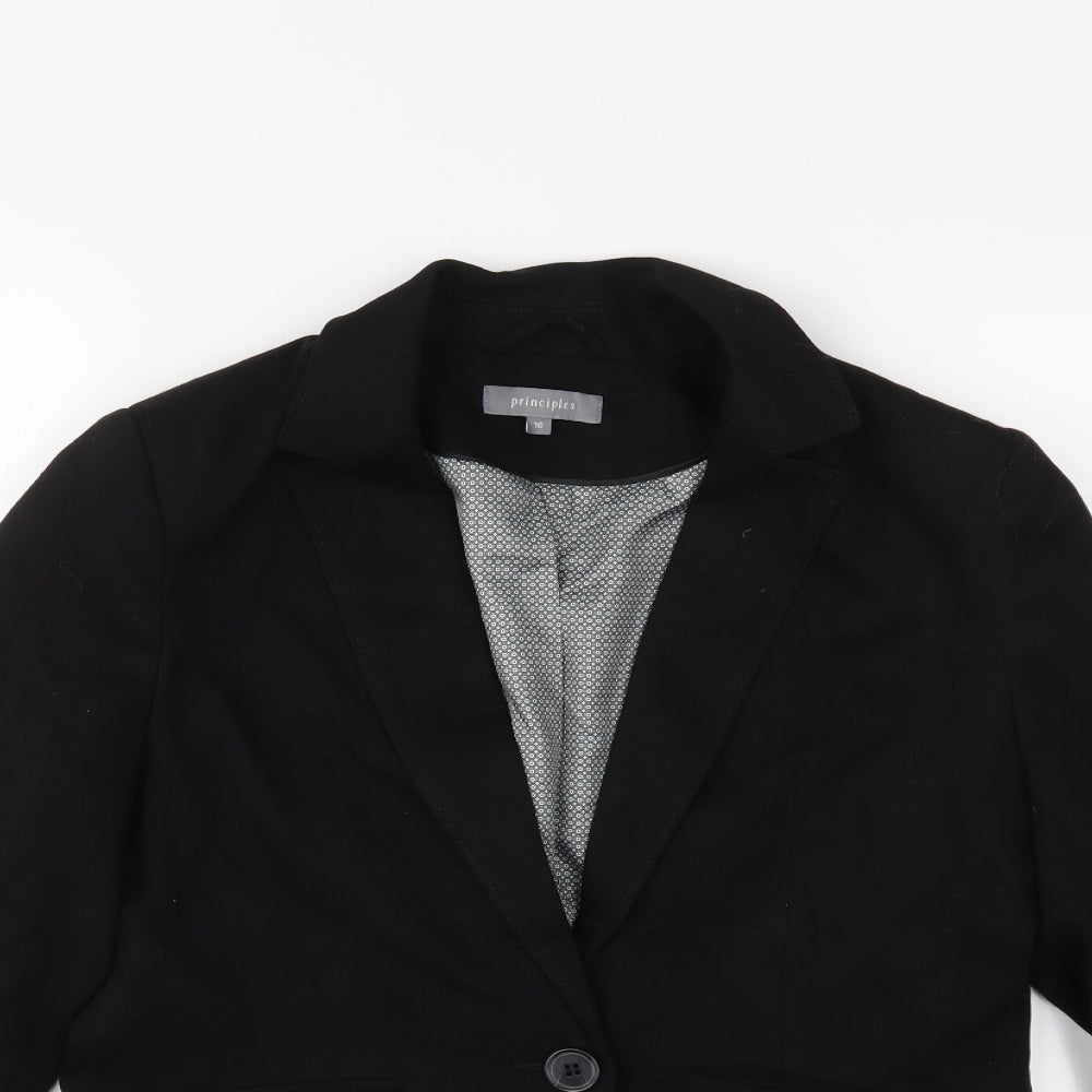 Principles Womens Black   Jacket Blazer Size 10