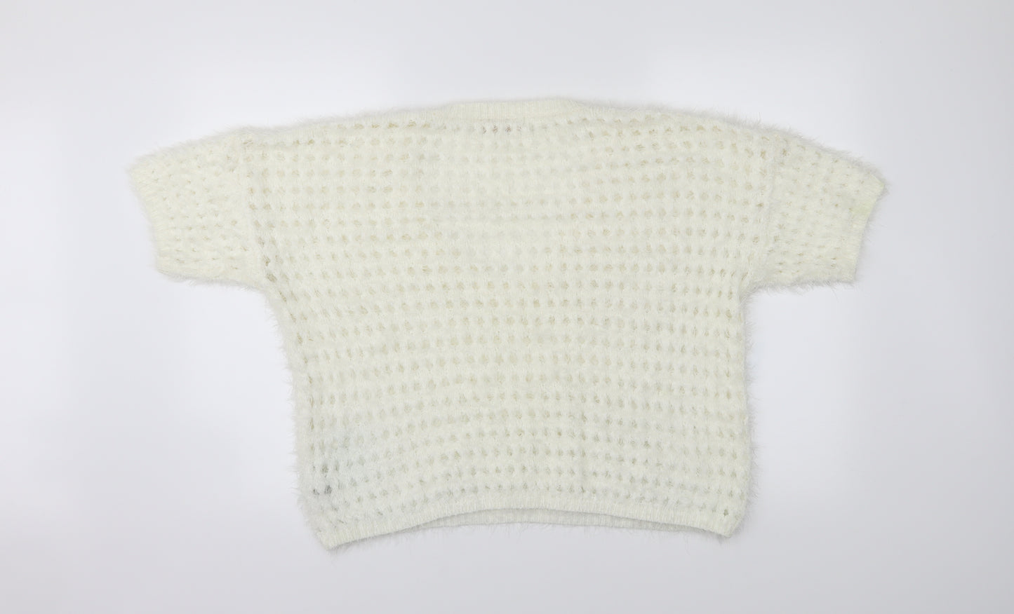 NEXT Womens White   Pullover Jumper Size L