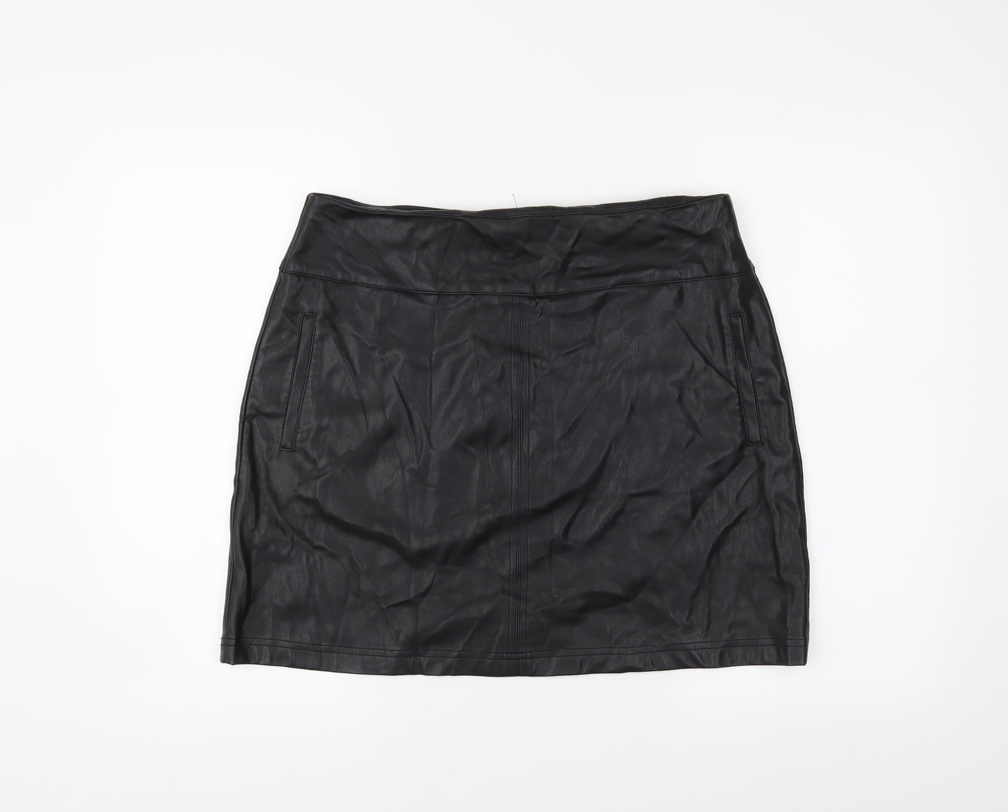 Dorothy Perkins Womens Black   Mini Skirt Size 14