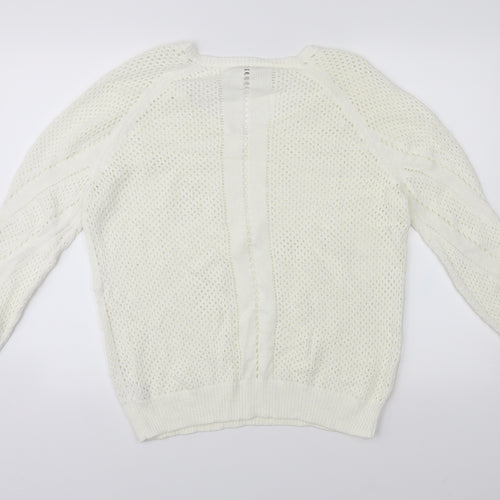 George Womens White   Pullover Jumper Size 14