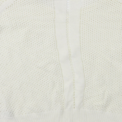 George Womens White   Pullover Jumper Size 14