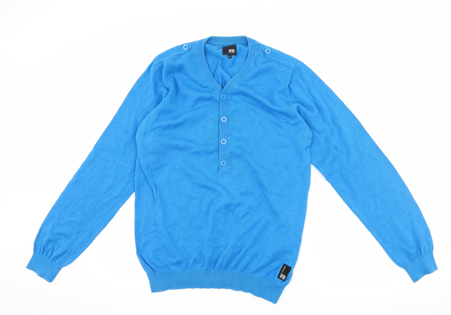 JACK & JONES Mens Blue   Pullover Jumper Size M
