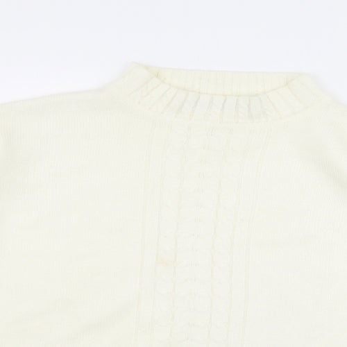 EWM Womens White   Pullover Jumper Size L