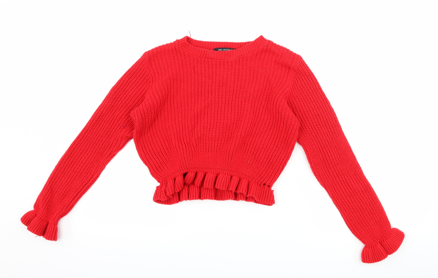 Select Girls Red   Pullover Jumper Size 12-13 Years