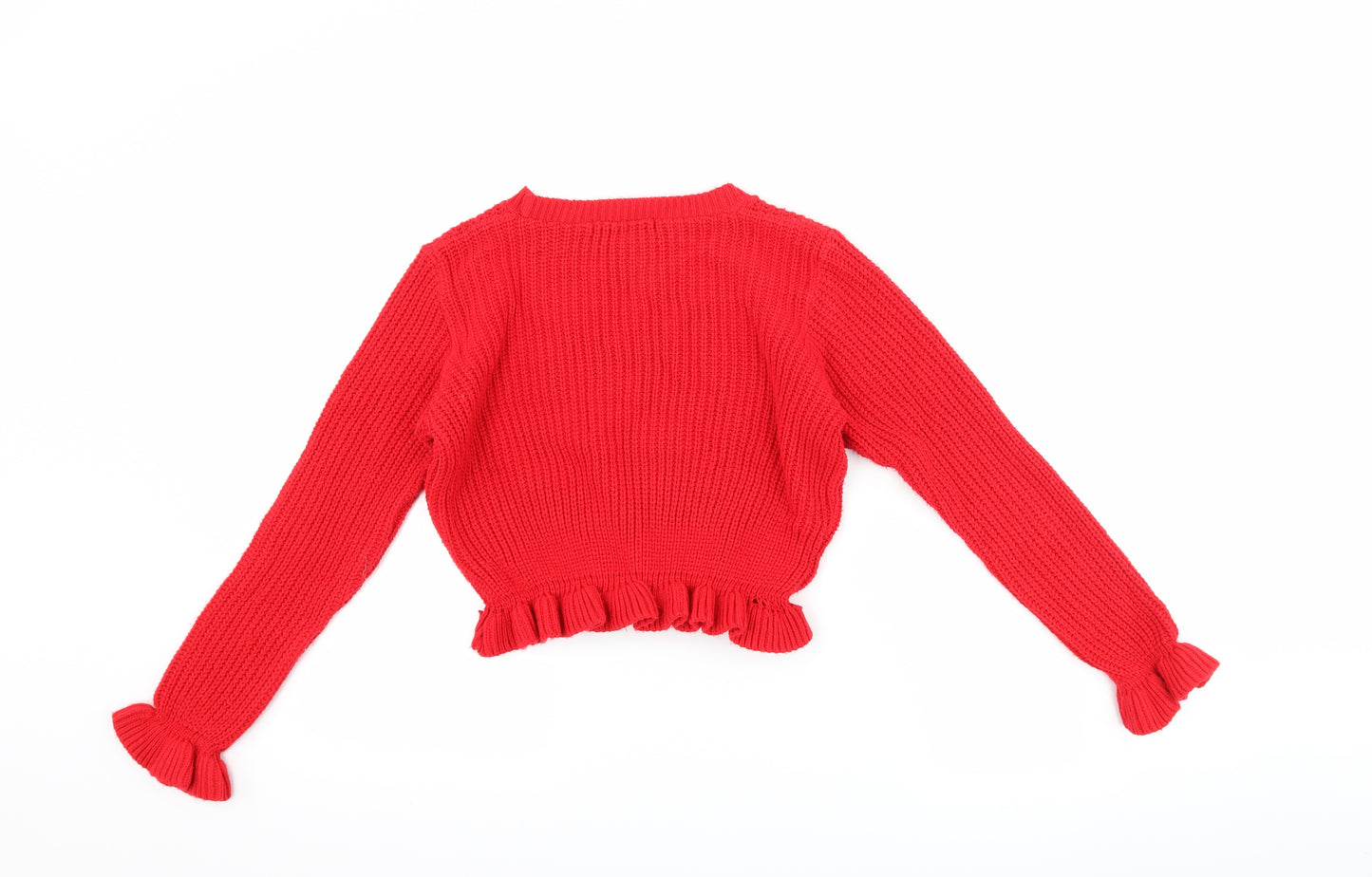Select Girls Red   Pullover Jumper Size 12-13 Years