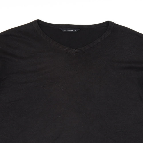 Cedar Wood State Mens Black   Pullover Jumper Size L