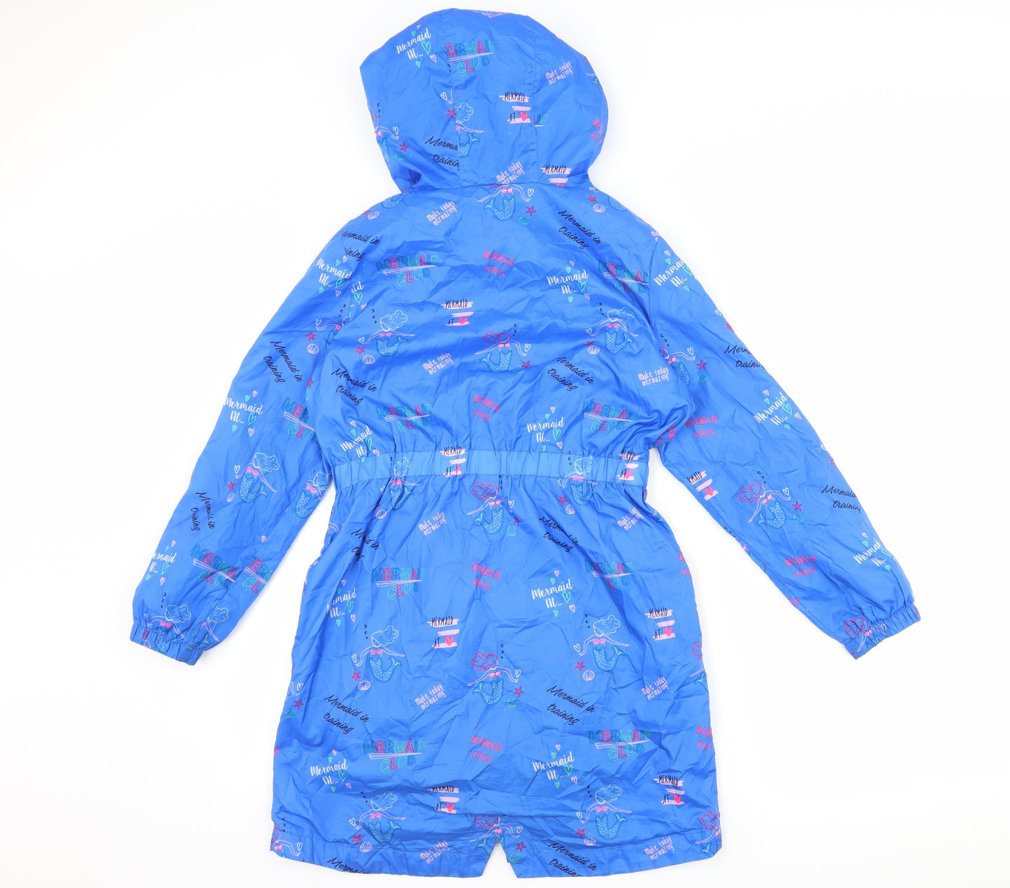 Marks and Spencer Girls Black   Rain Coat Coat Size 9-10 Years  - Mermaid
