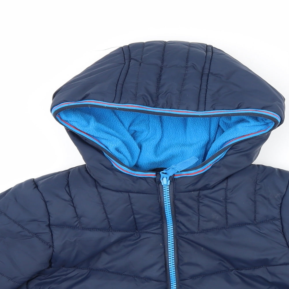 Marks and Spencer Boys Blue   Puffer Jacket Coat Size 2-3 Years