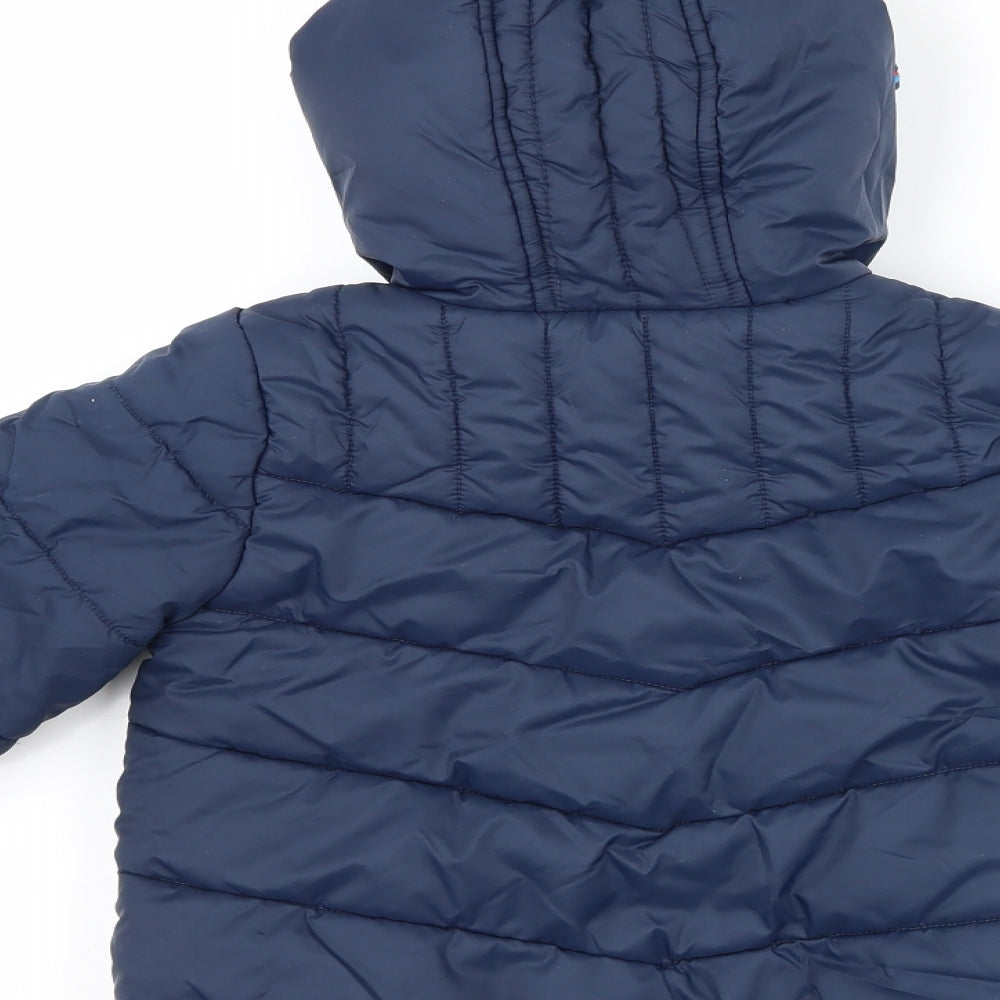 Marks and Spencer Boys Blue   Puffer Jacket Coat Size 2-3 Years