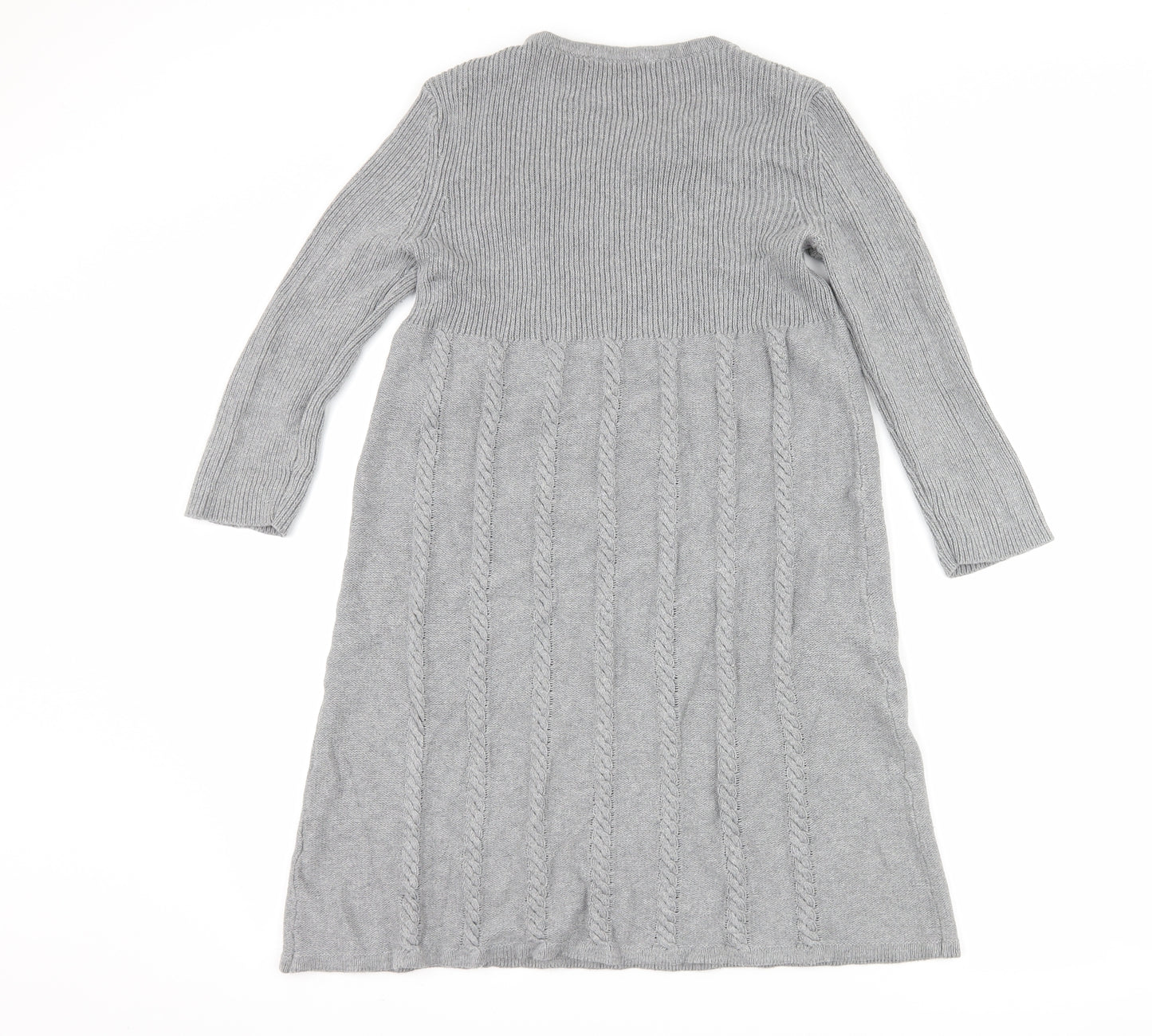 George Girls Grey   Jumper Dress  Size 13-14 Years