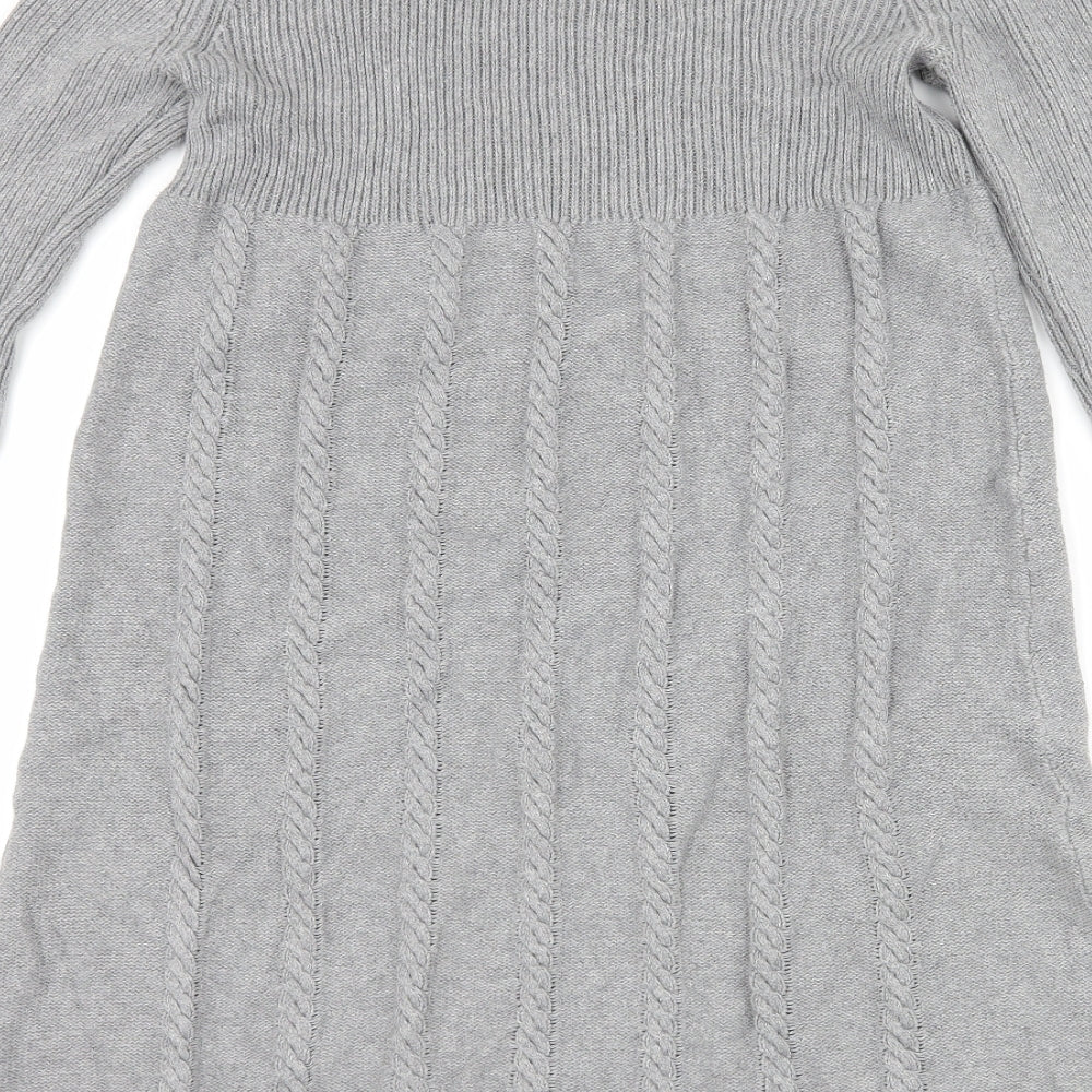 George Girls Grey   Jumper Dress  Size 13-14 Years