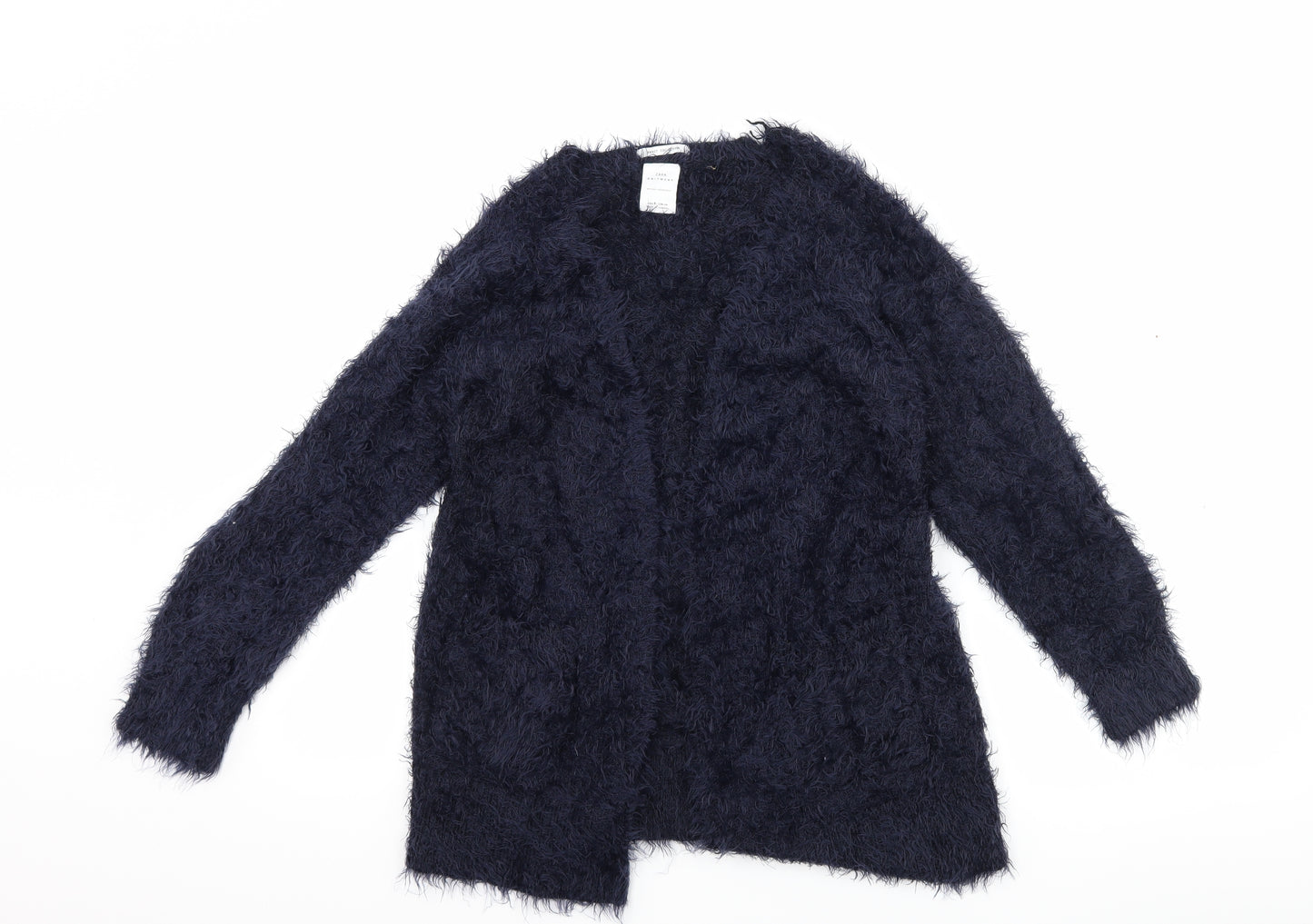 Zara Girls Blue   Cardigan Jumper Size 9 Years