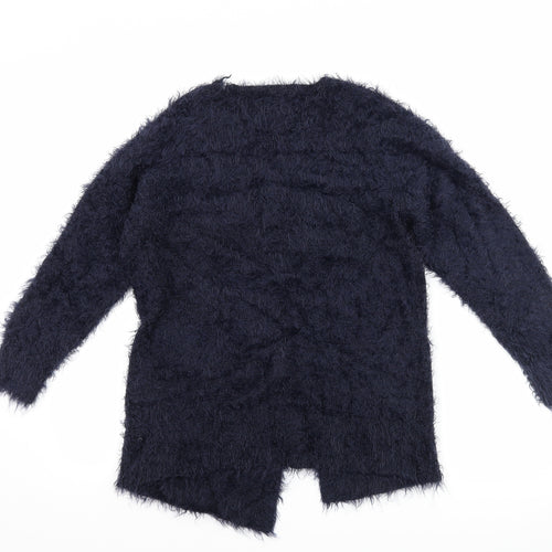 Zara Girls Blue   Cardigan Jumper Size 9 Years
