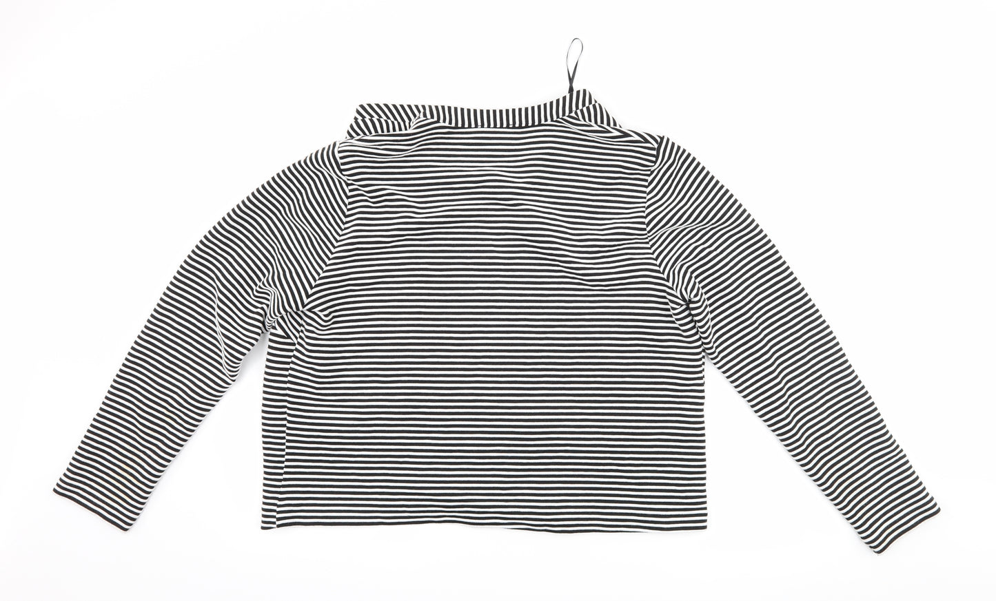 Papaya Womens Black Striped  Jacket Blazer Size 18