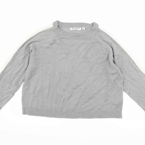 Brave Soul Womens Grey   Pullover Jumper Size M