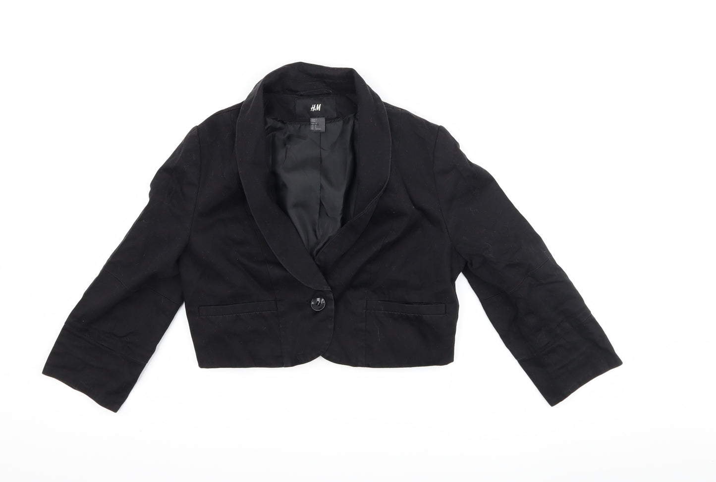 H&M Womens Black   Jacket Blazer Size 10