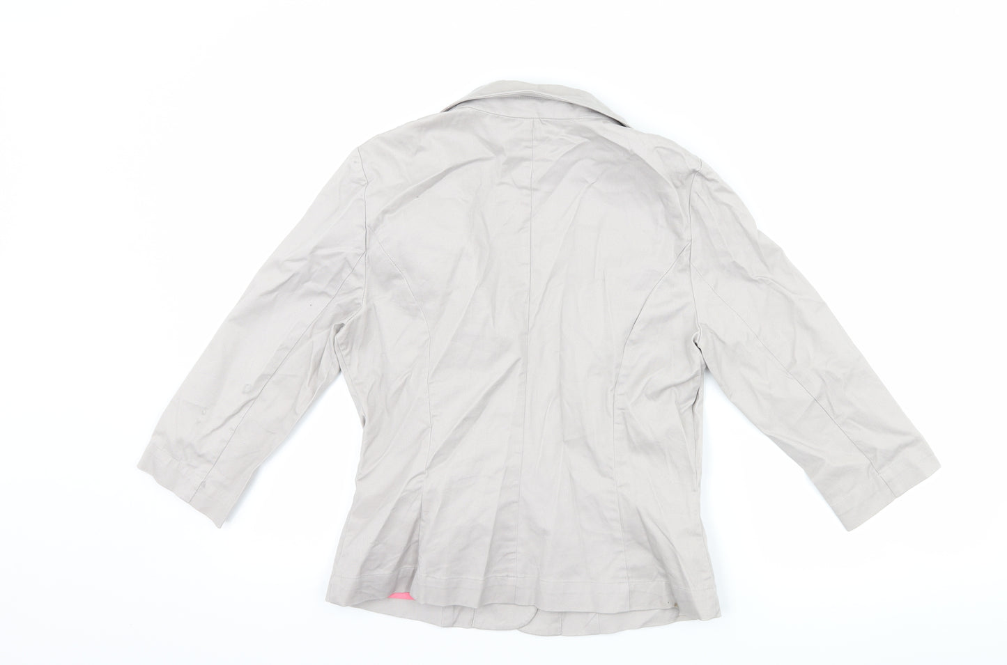 Warehouse Womens Grey   Jacket Blazer Size 10