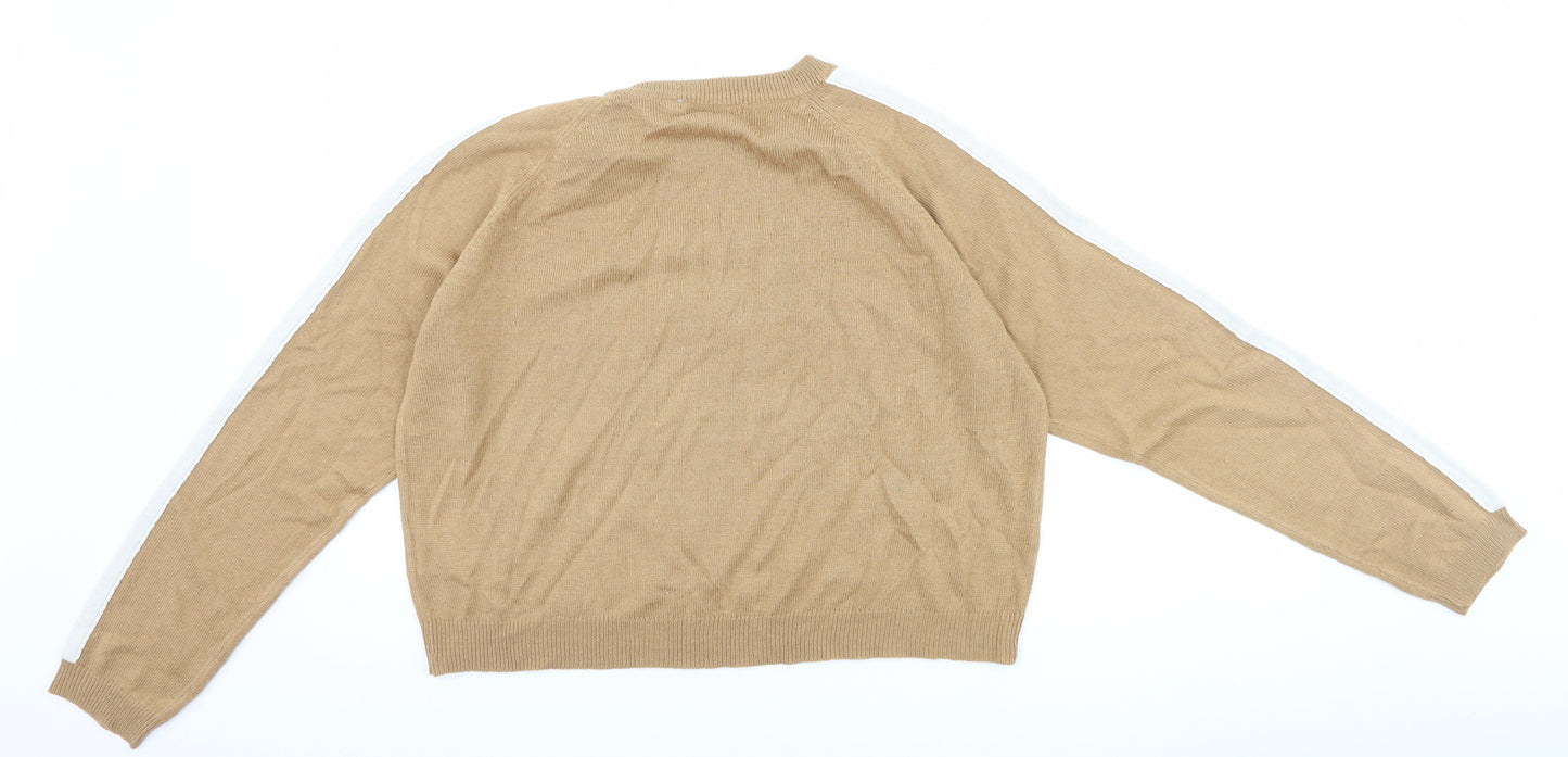 Brave Soul Womens Brown   Pullover Jumper Size M
