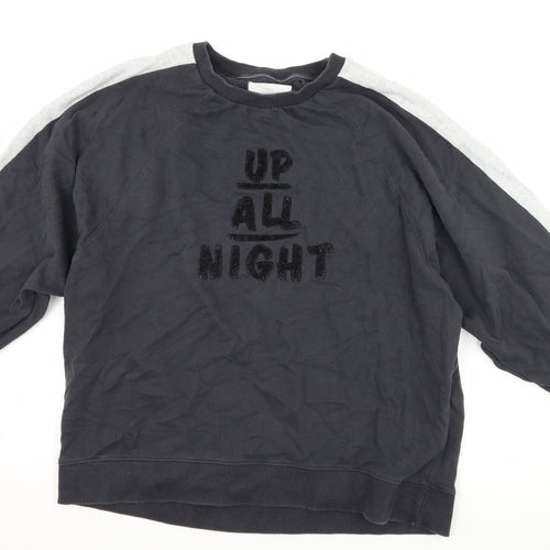 NEXT Womens Grey   Pullover Sweatshirt Size M  - up all night