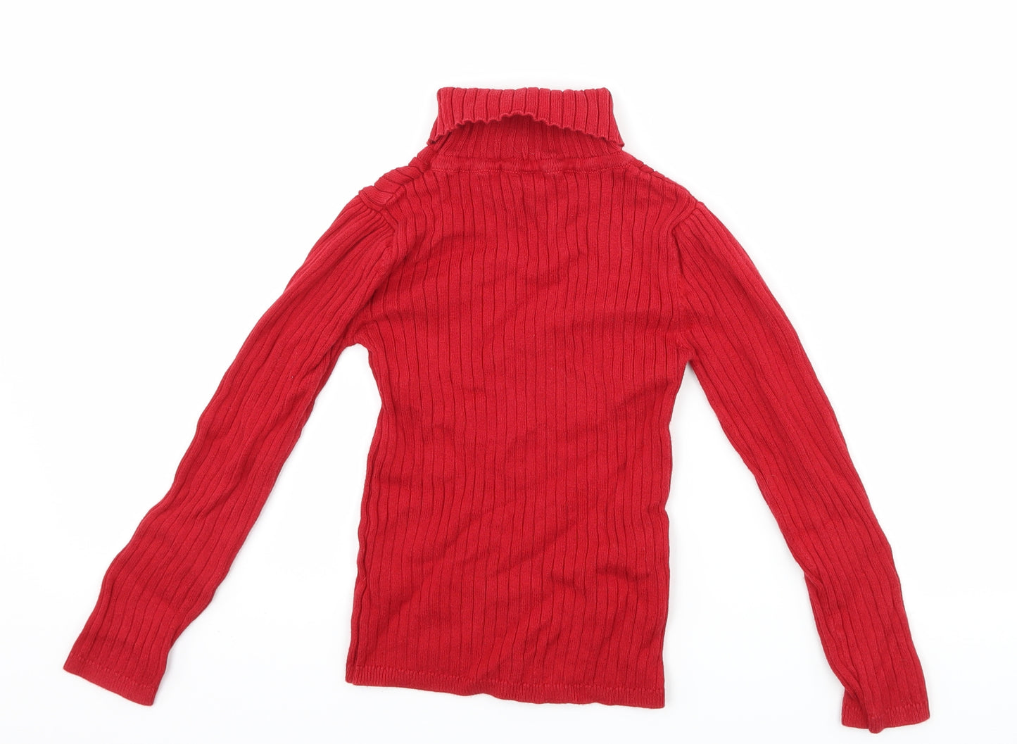 TU Girls Red   Pullover Jumper Size 4-5 Years