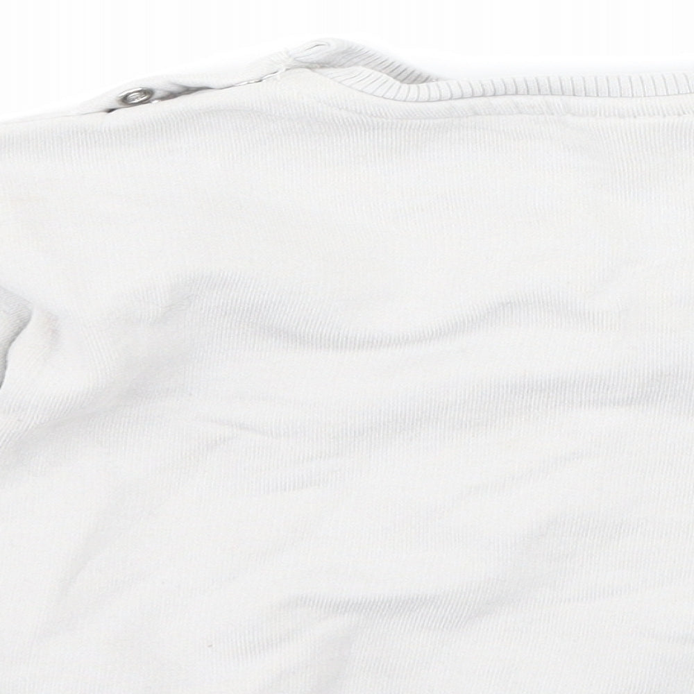 Zara Baby Grey   Pullover Jumper Size 12-18 Months  - graphic