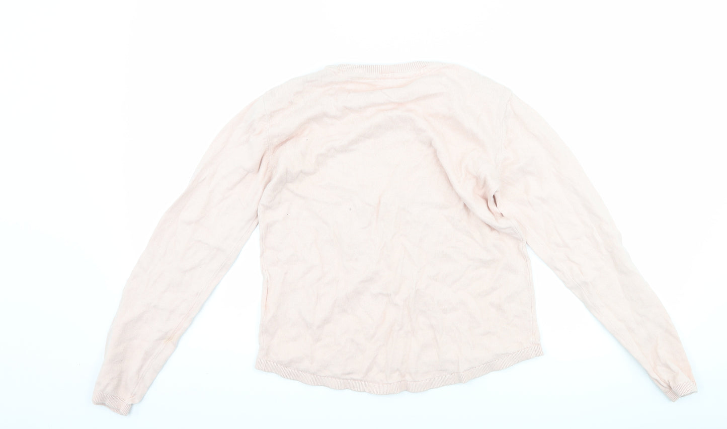 H&M Girls Pink   Pullover Jumper Size 13-14 Years  - Cool as Ice